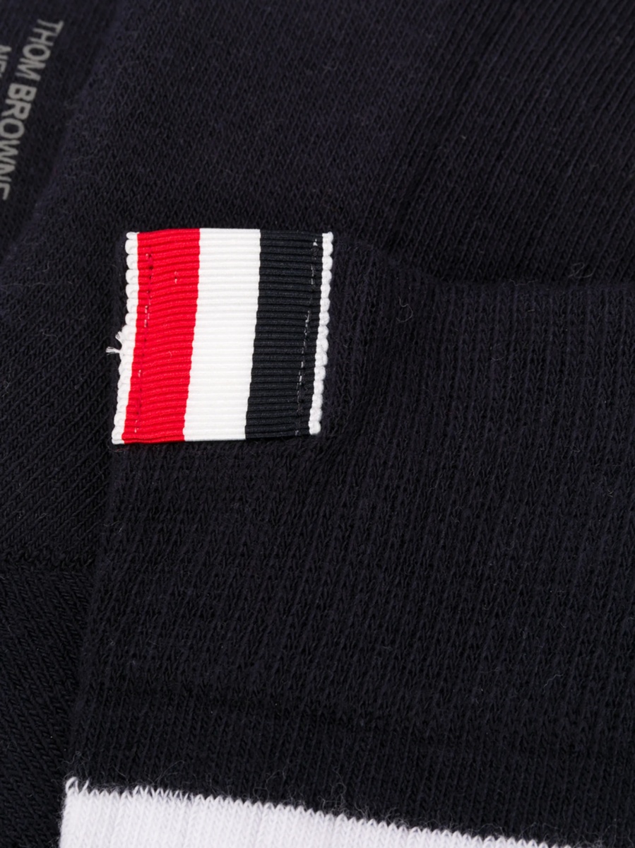 Sosete Thom Browne albastre din spandex/elastan si bumbac - Img 2
