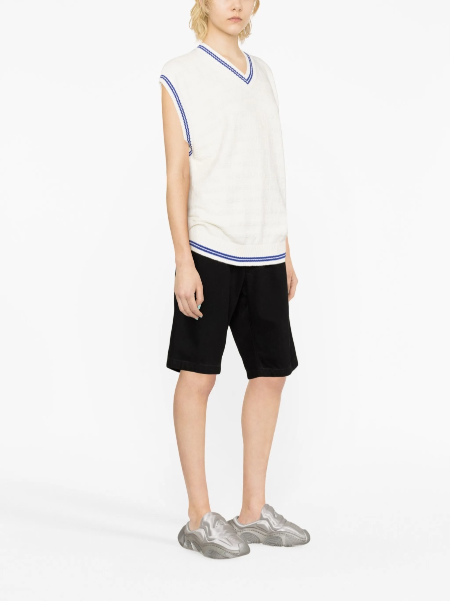 Top tricotat Alexander Wang alb - Img 4