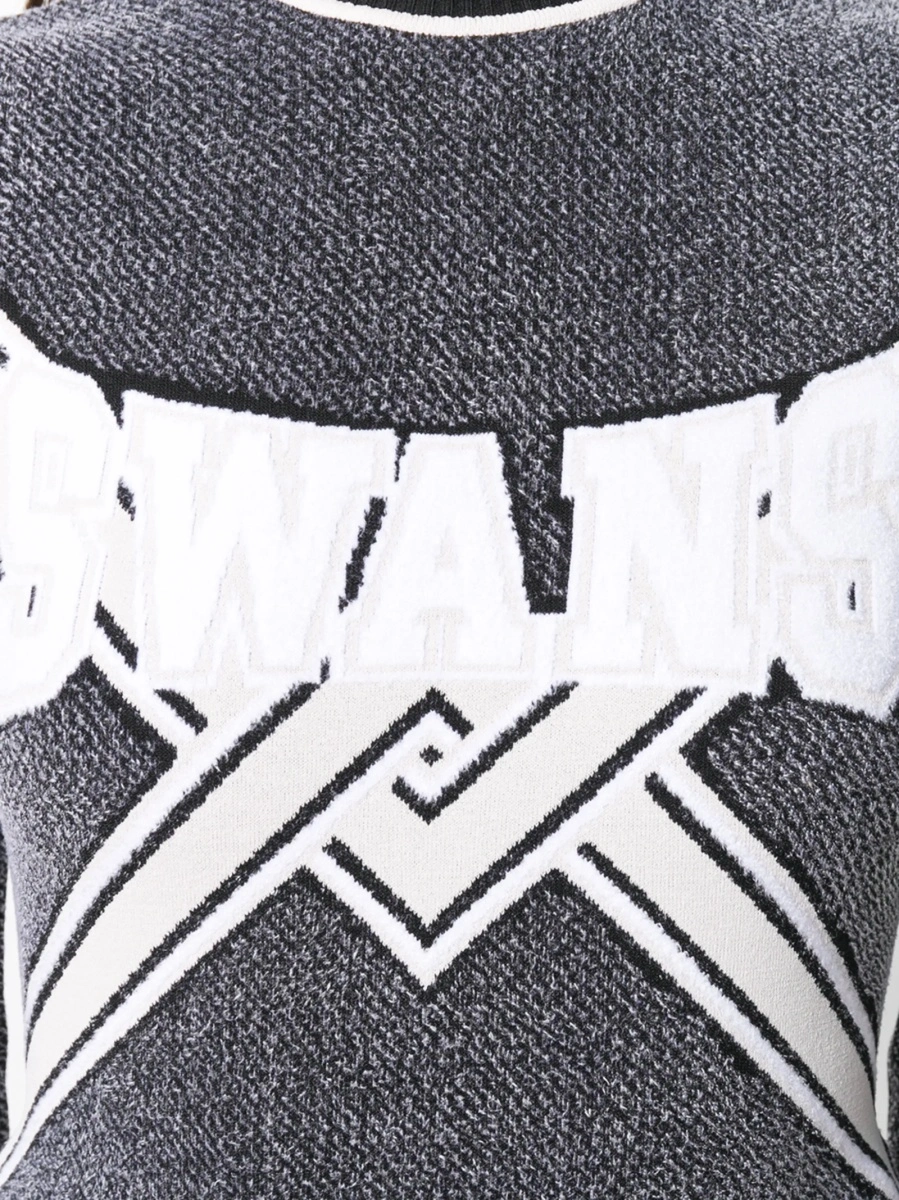 Top tricotat Off-White gri - Img 5