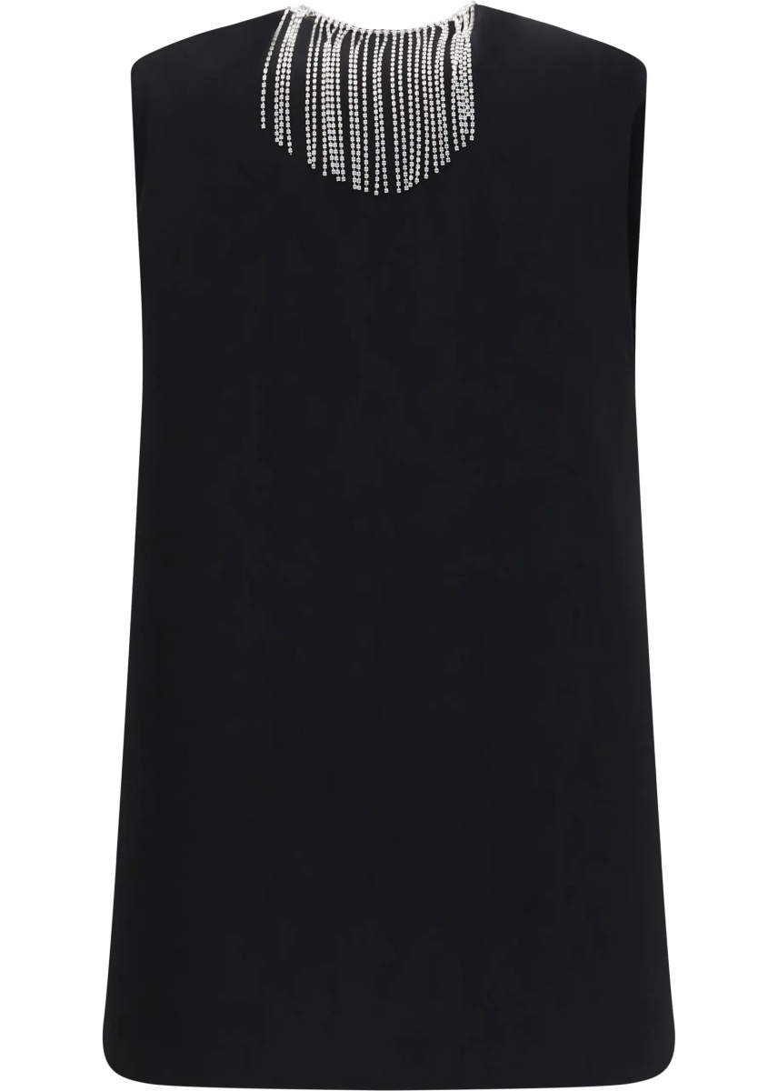 Topuri Faglia V-neck Top with crystals - Img 2