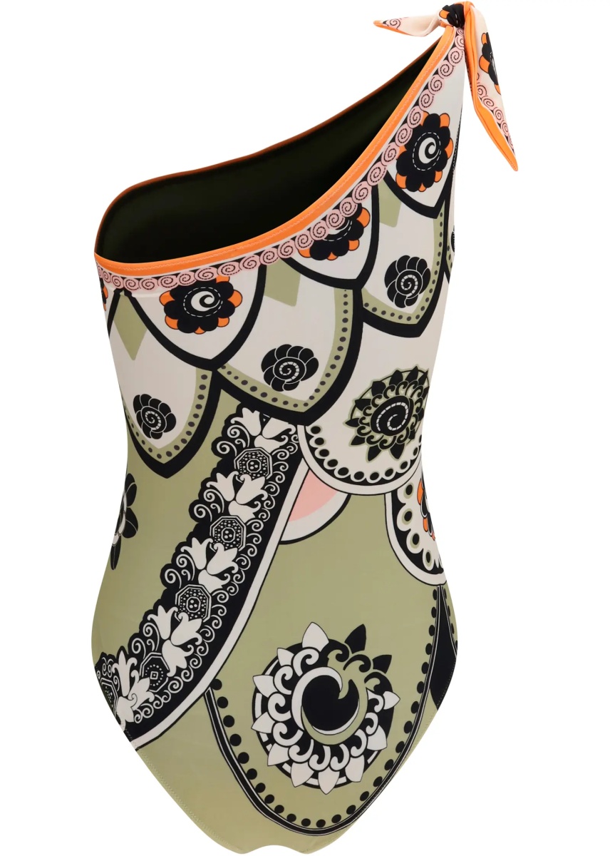 Topuri Goddess one-shoulder one-piece Swimsuit - Img 2