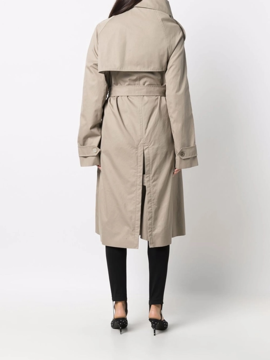 Trenci Balenciaga neutru din bumbac - Img 4
