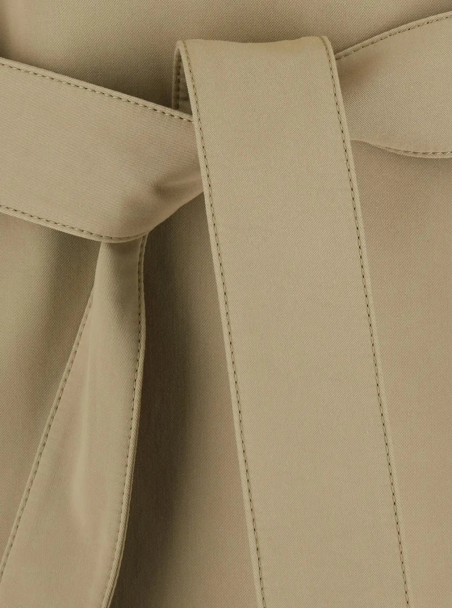 Trenci Bottega Veneta bej din bumbac - Img 4