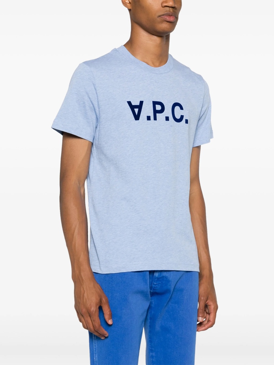 Tricou A.P.C. albastru - Img 4