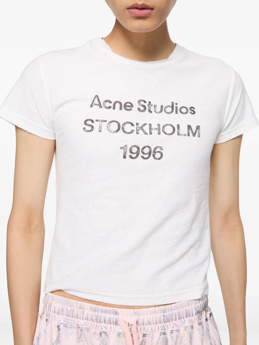 Tricou Acne Studios alb - Img 2