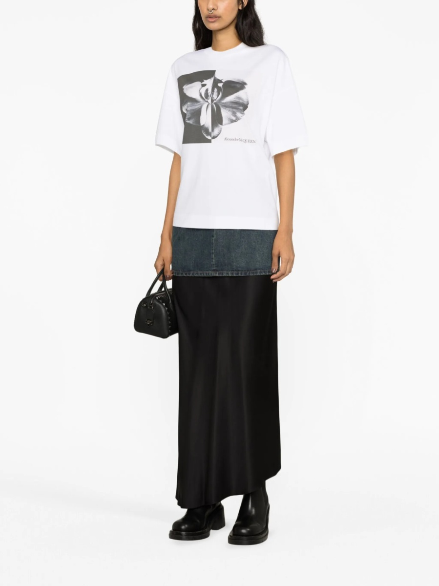 Tricou Alexander McQueen alb - Img 4