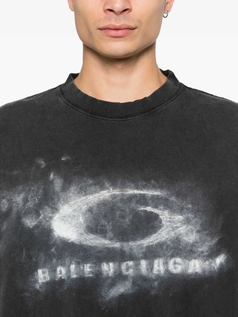 Tricou Balenciaga negru - Img 5