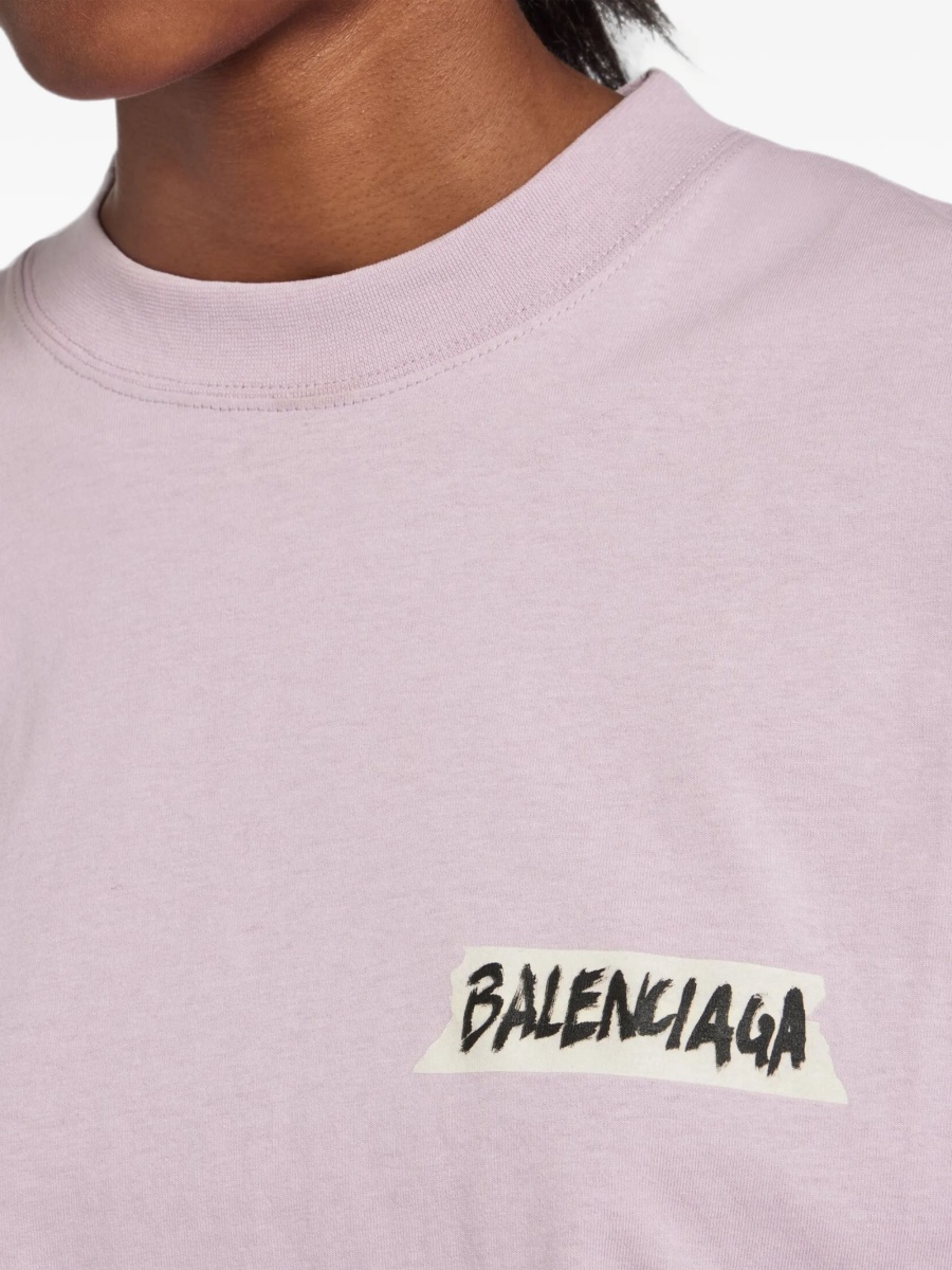 Tricou Balenciaga roz - Img 4