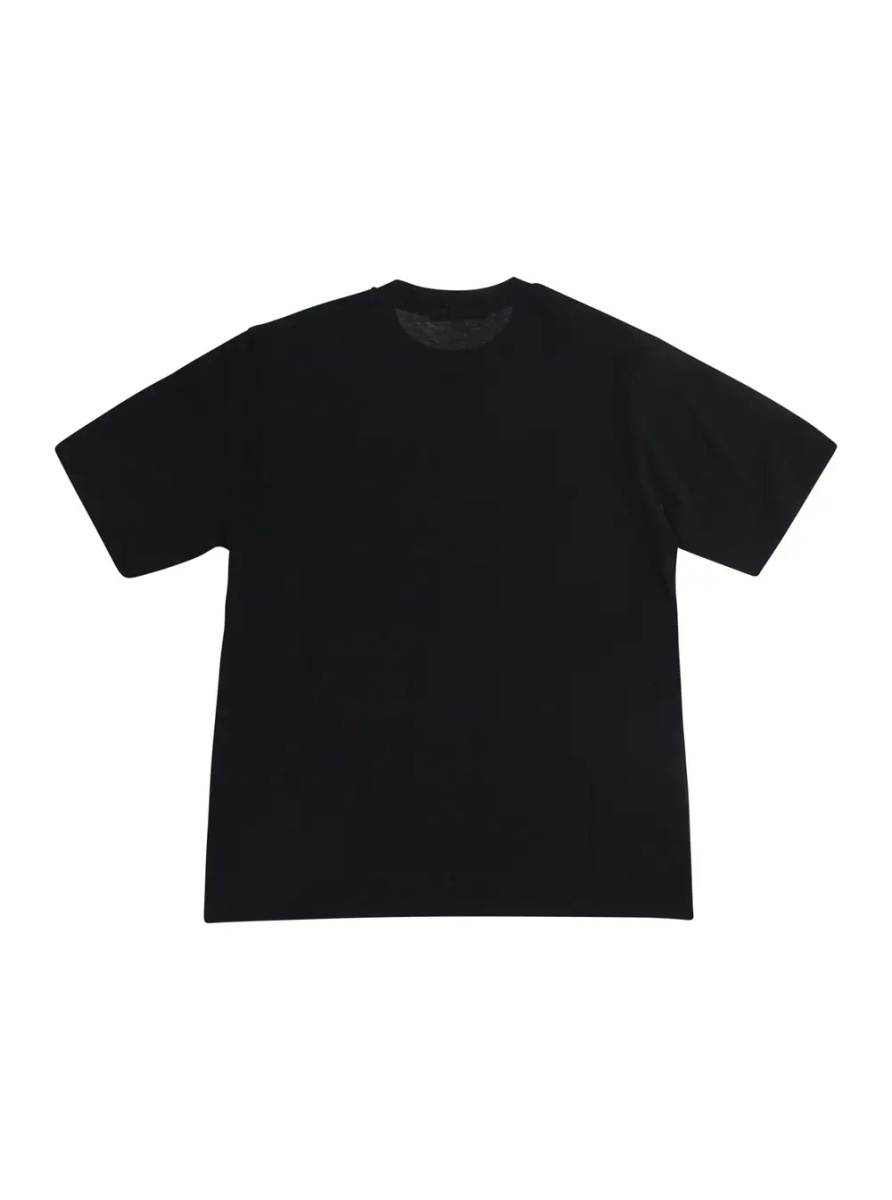Tricou Black T-shirt with printed logo on the front in Boy - Img 2