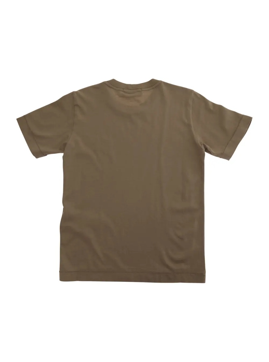 Tricou Brown T-Shirt with Logo on the Front for Men - Img 2