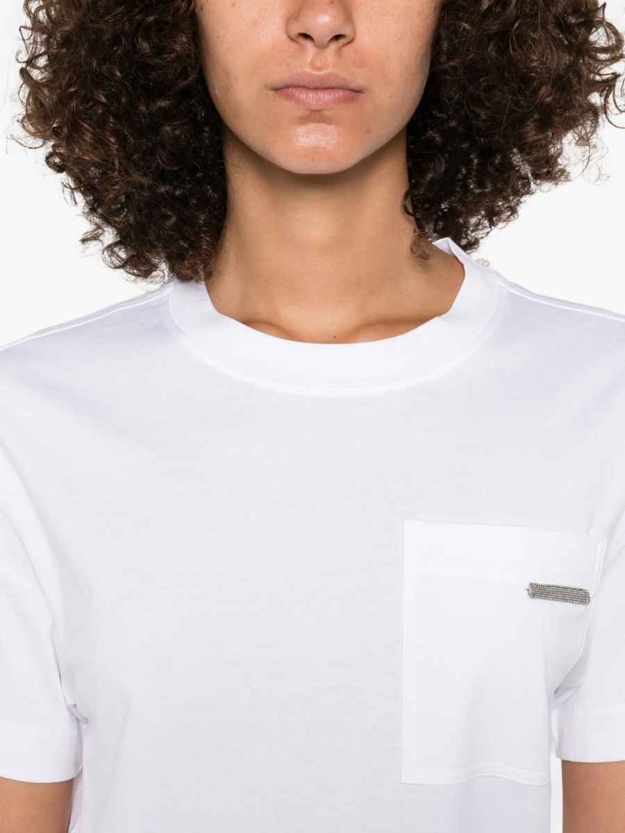 Tricou Brunello Cucinelli alb - Img 5
