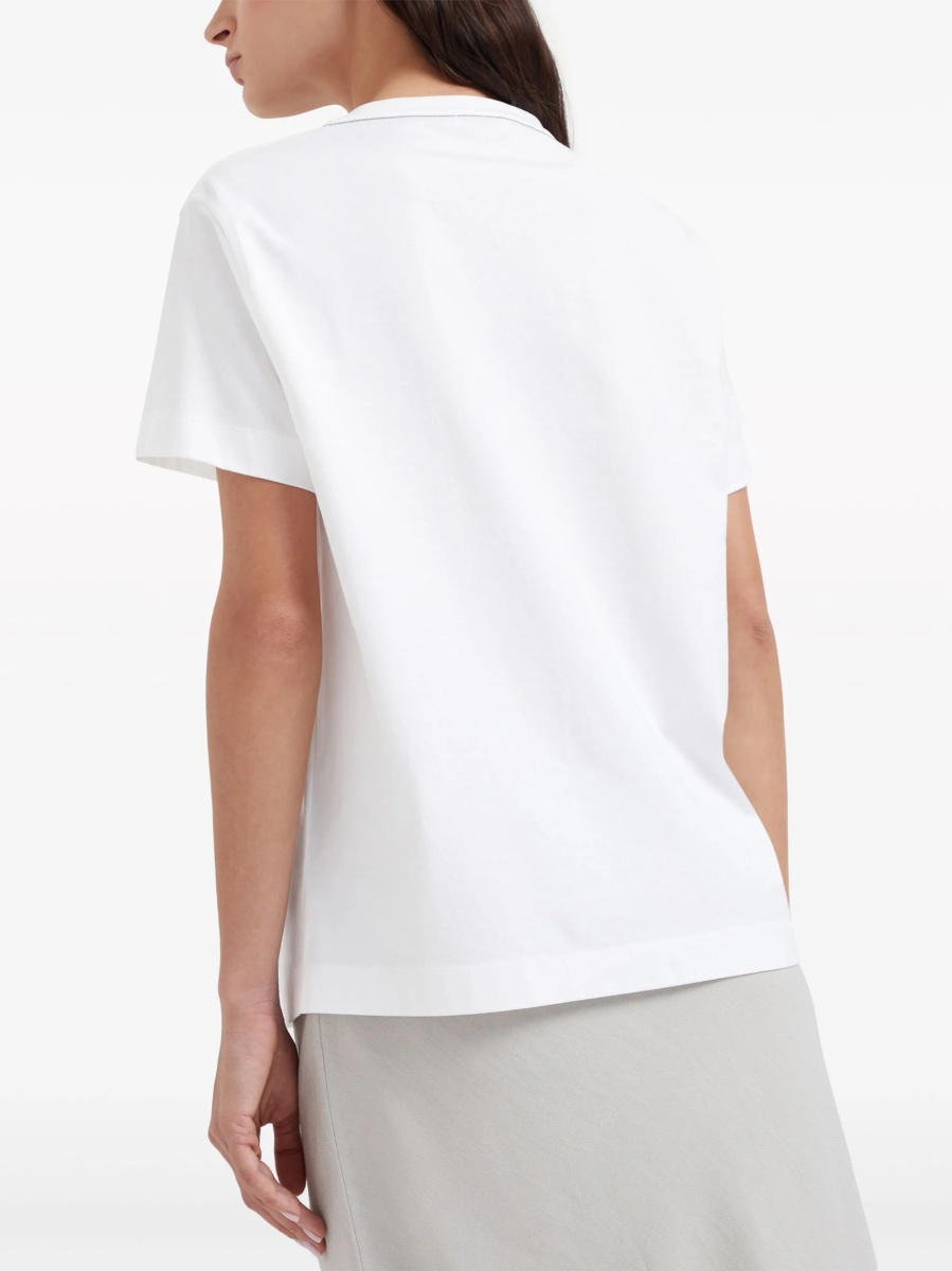 Tricou Brunello Cucinelli alb - Img 4