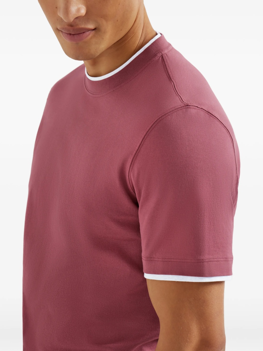 Tricou Brunello Cucinelli rosu - Img 5