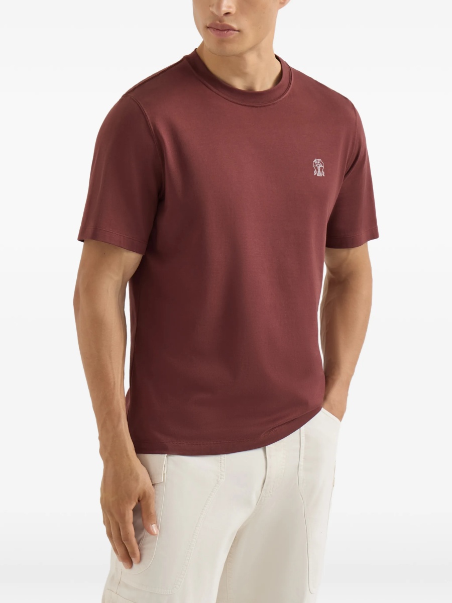 Tricou Brunello Cucinelli rosu - Img 3