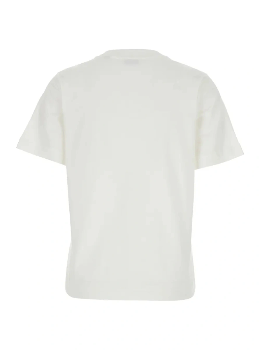 Tricou Burberry alb din bumbac - Img 2