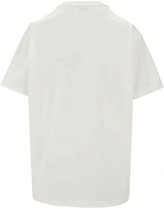 Tricou Burberry 'Check' alb - Img 3