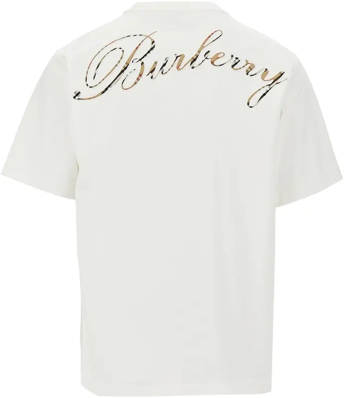Tricou Burberry Check logo T-shirt - Img 3