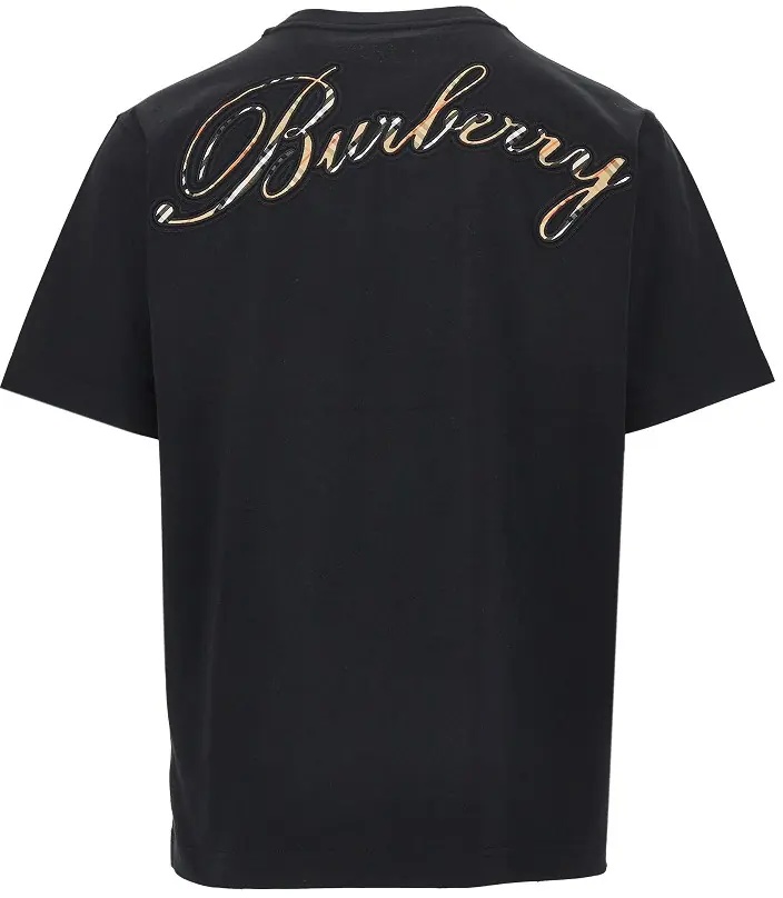 Tricou Burberry Check logo T-shirt - Img 3