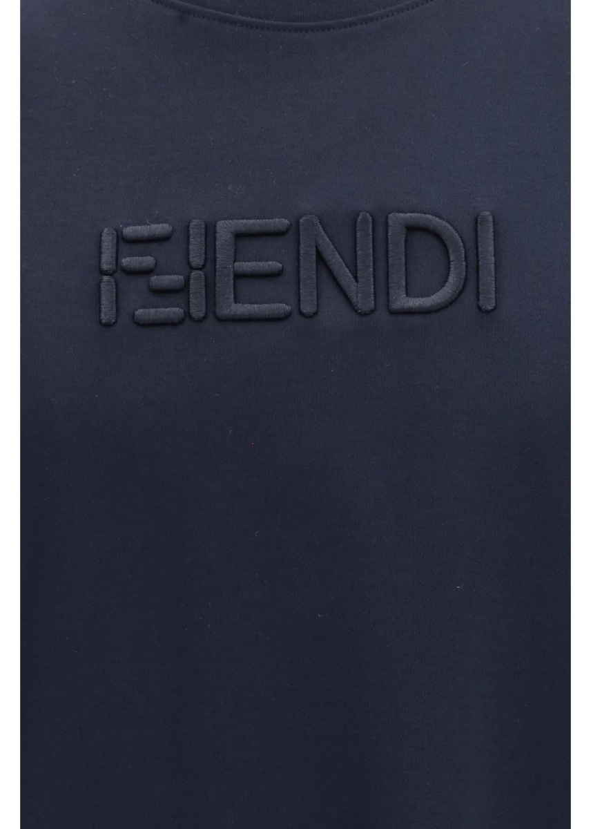 Tricou Cotton T-shirt with embroidered logo - Img 3