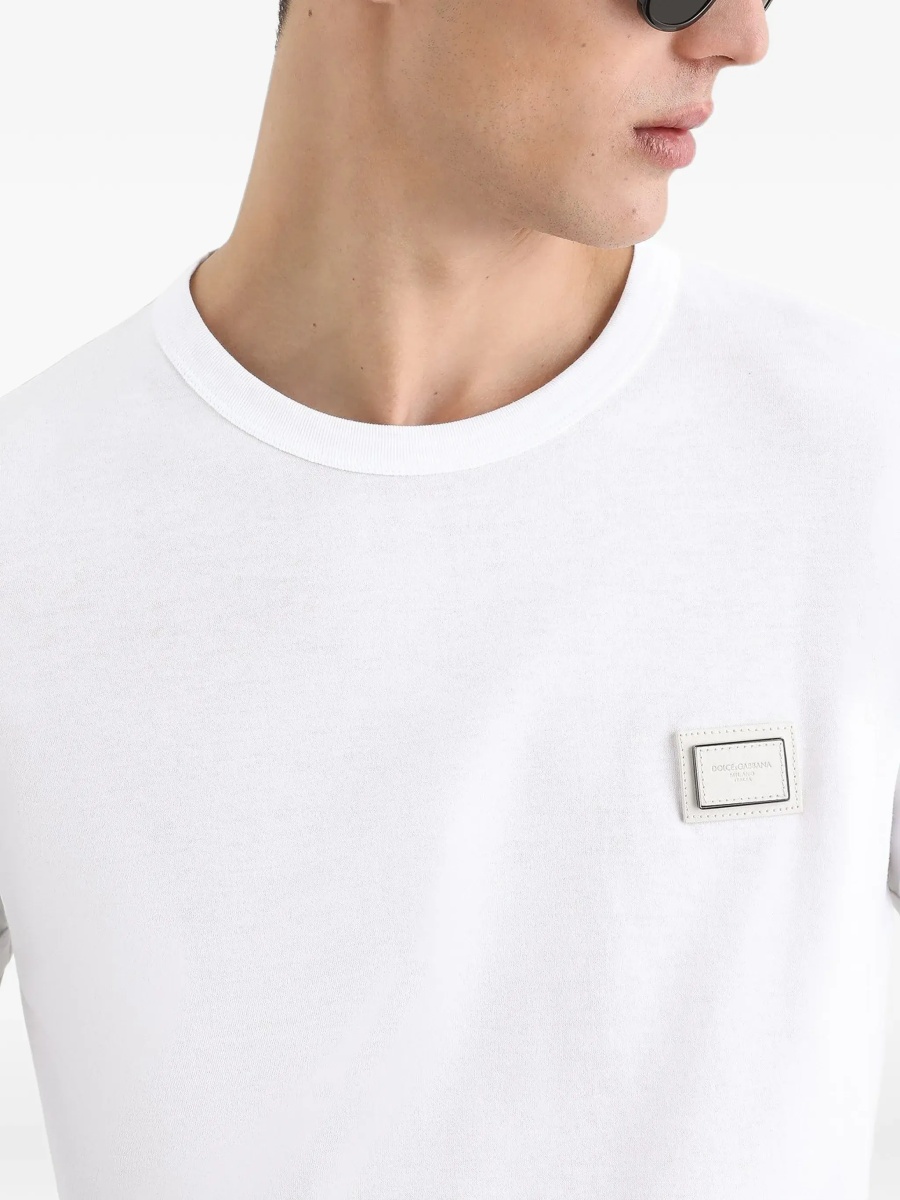 Tricou Cotton T-Shirt with logo plaque - Img 7