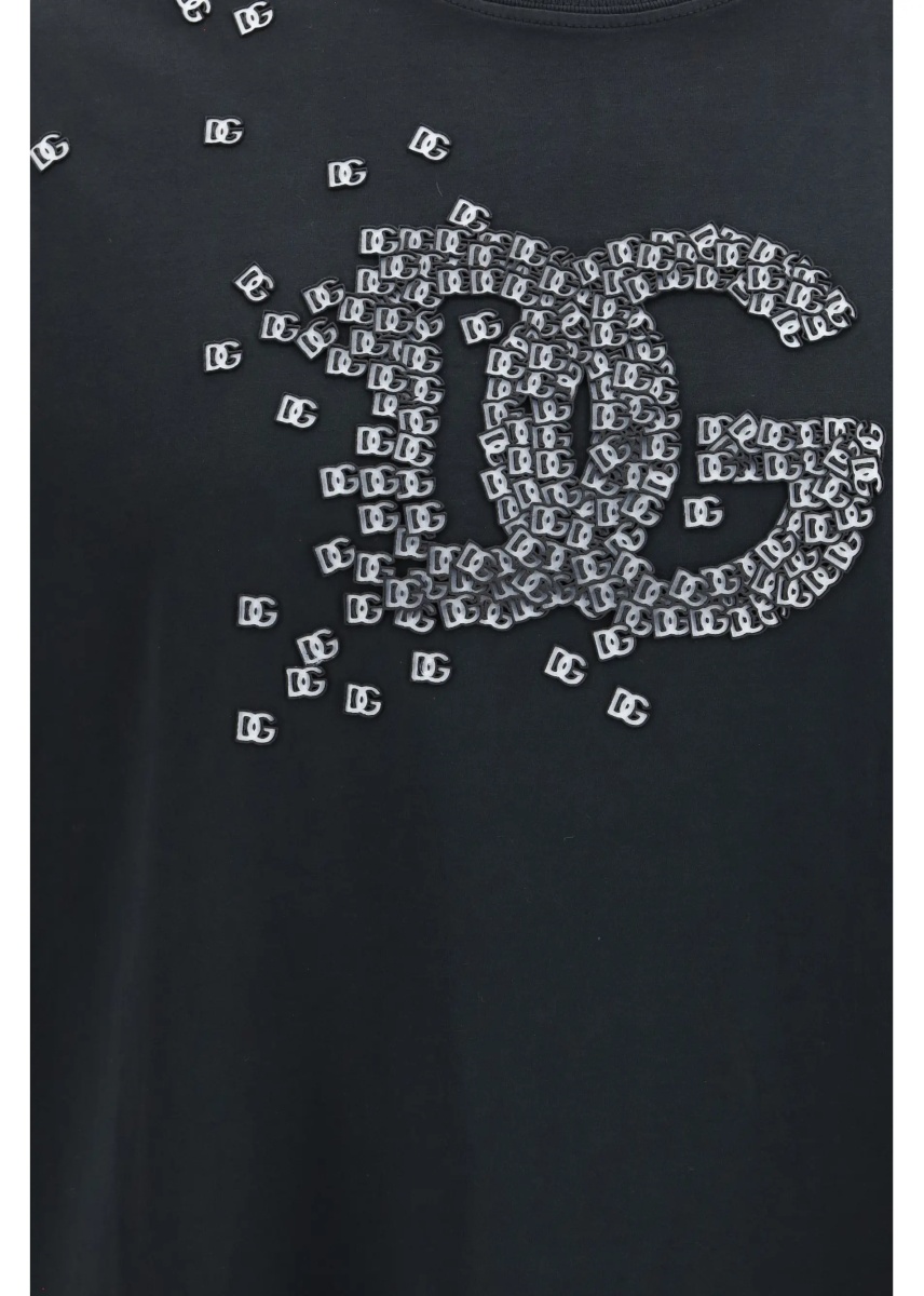 Tricou Cotton T-shirt with logo - Img 3