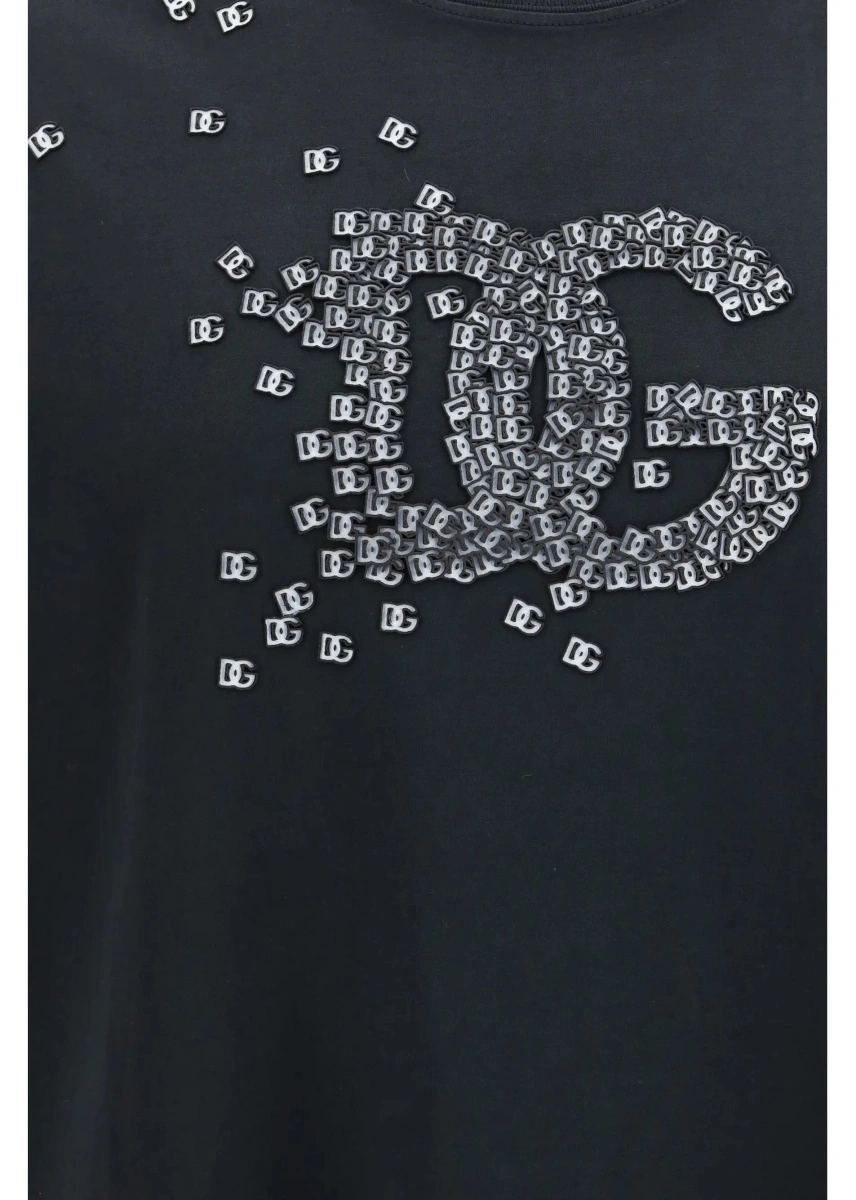 Tricou Cotton T-shirt with logo - Img 3