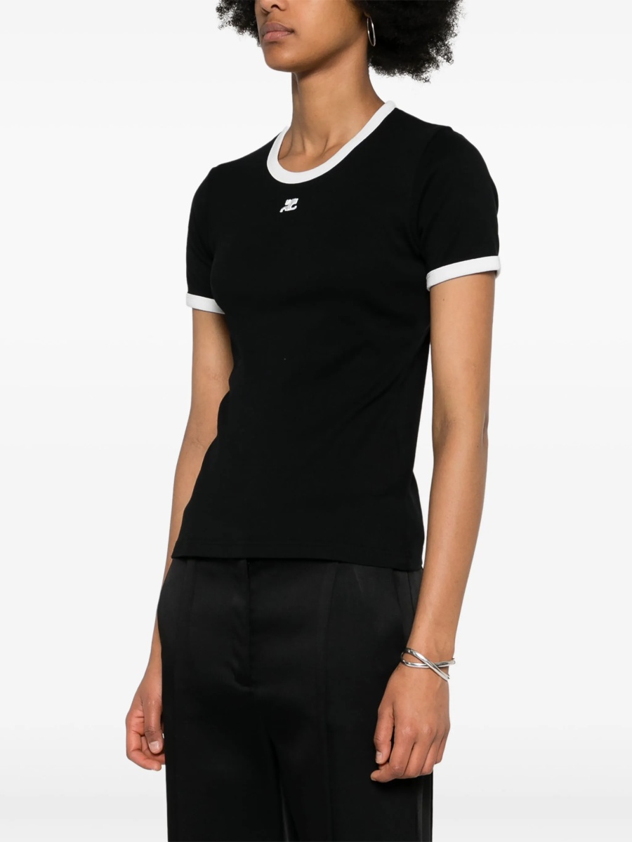 Tricou COURRÈGES negru - Img 3