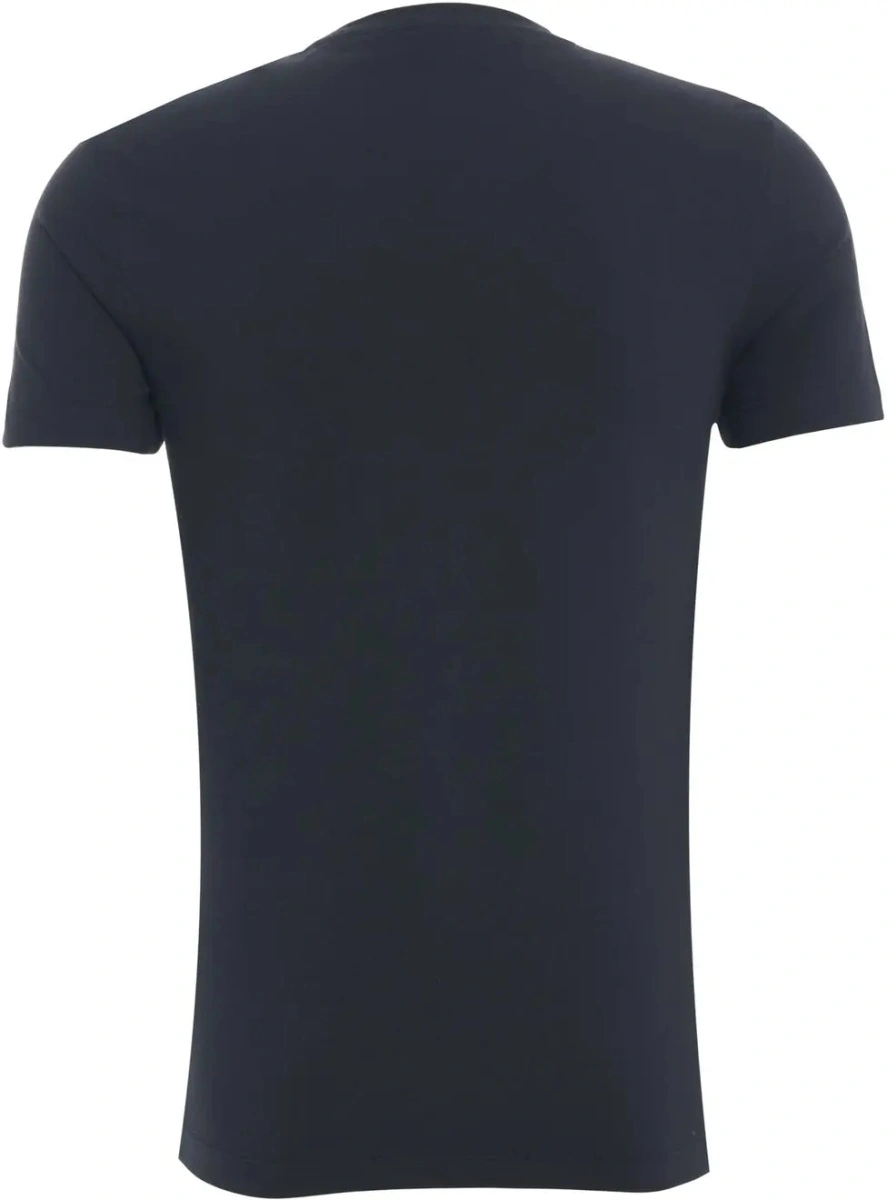 Tricou Dondup albastru din bumbac - Img 3