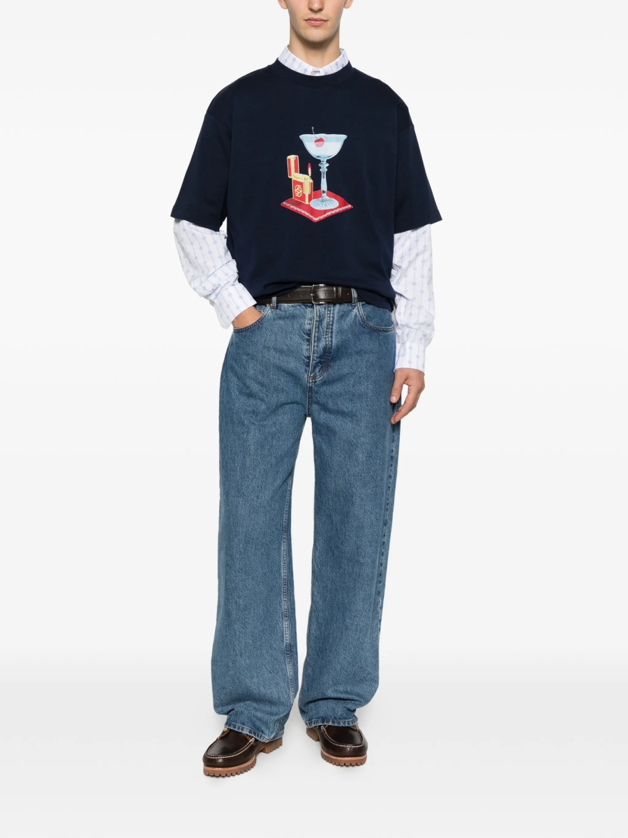 Tricou DRÔLE DE MONSIEUR albastru - Img 2