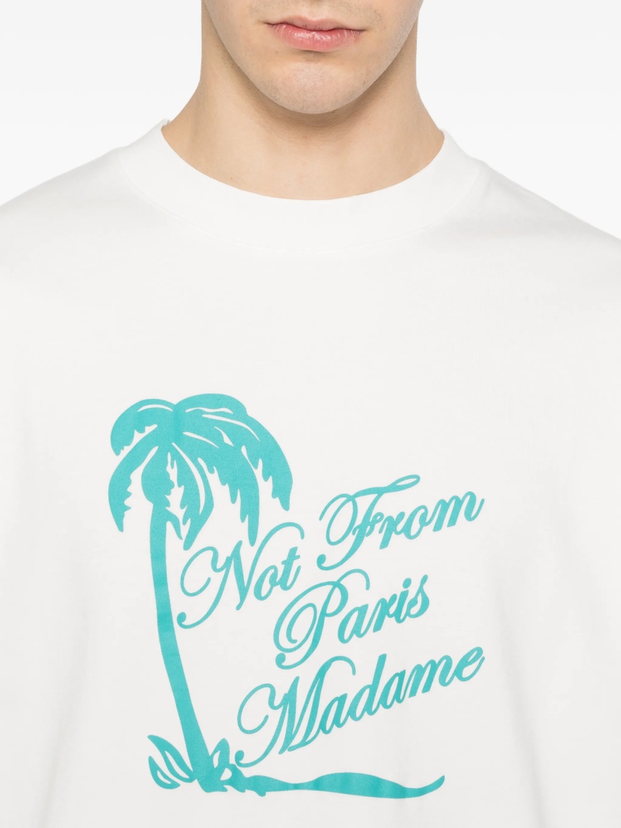Tricou DRÔLE DE MONSIEUR alb - Img 5
