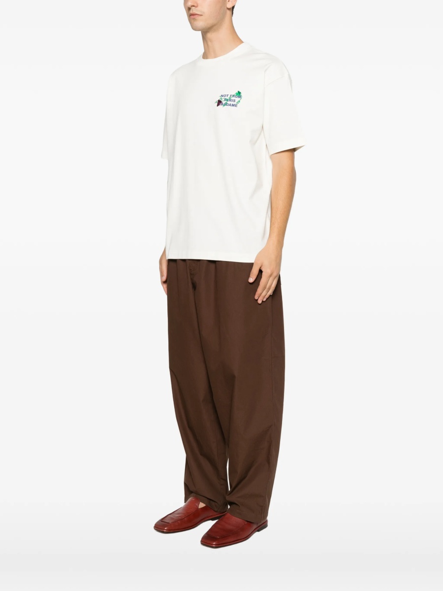 Tricou DRÔLE DE MONSIEUR alb - Img 3