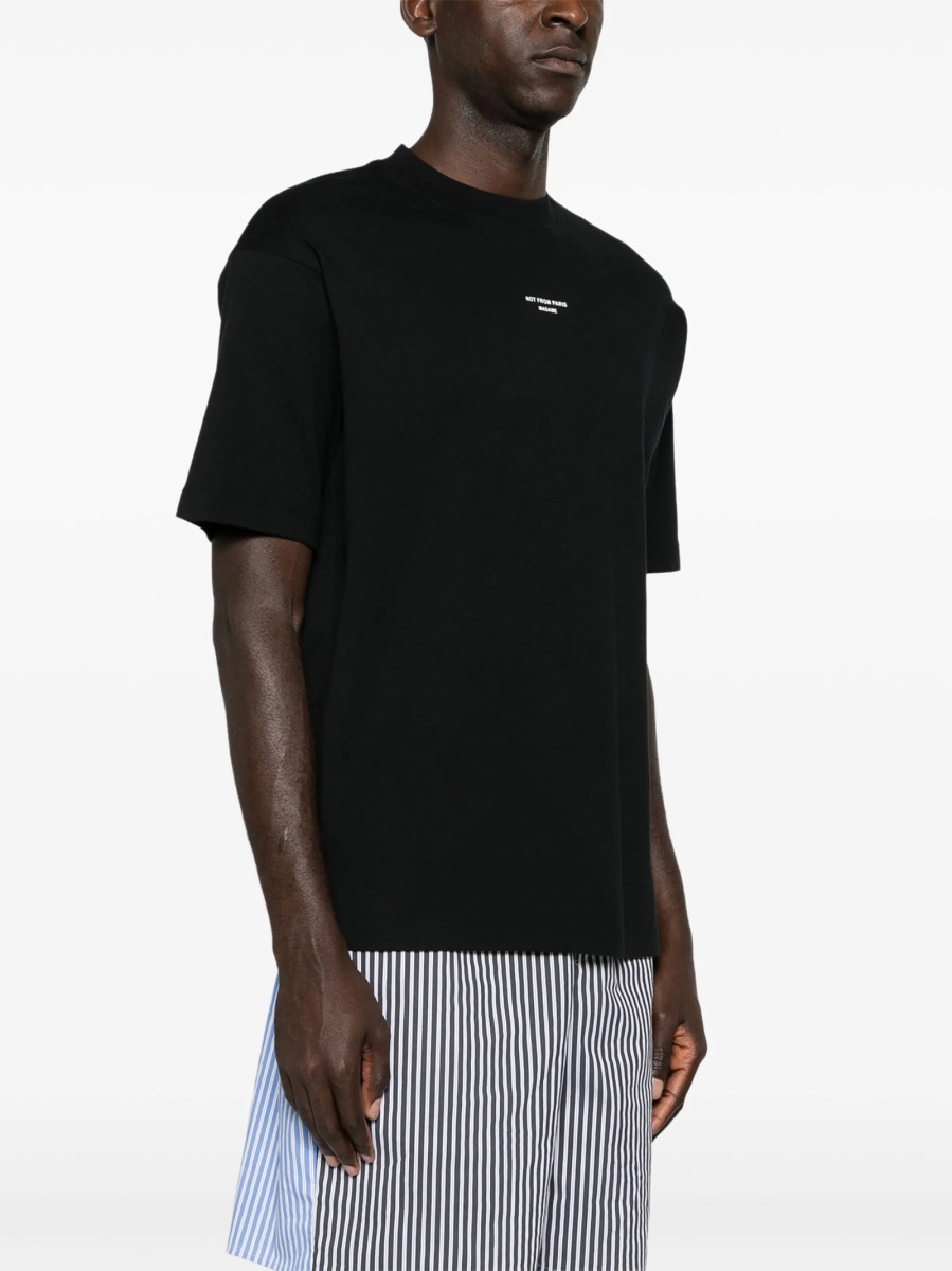 Tricou DRÔLE DE MONSIEUR negru - Img 3