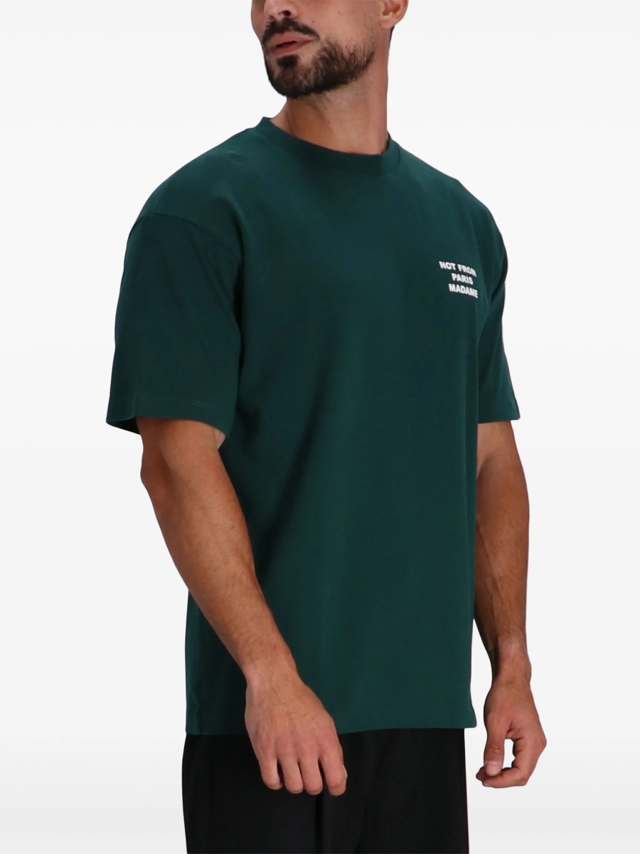Tricou DRÔLE DE MONSIEUR verde - Img 3