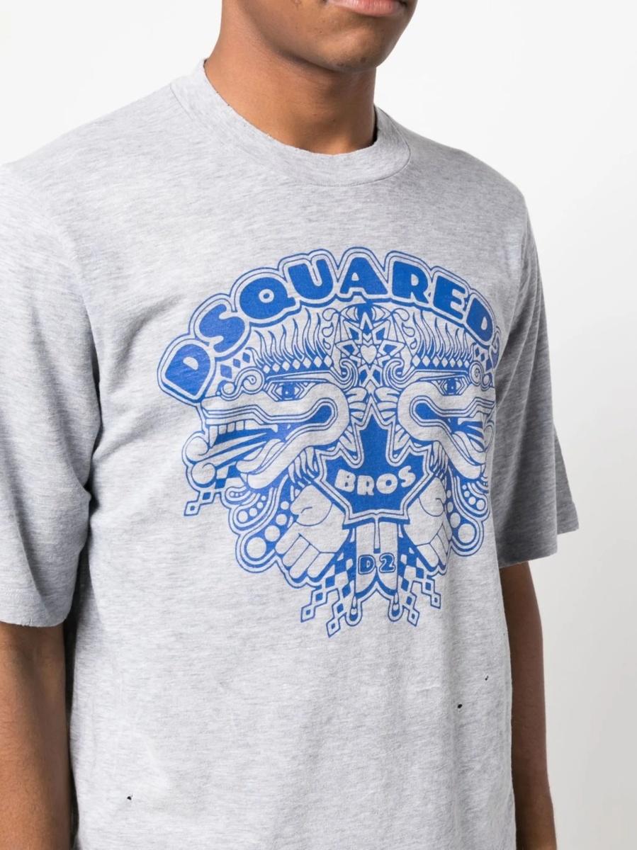 Tricou DSQUARED2 gri - Img 5
