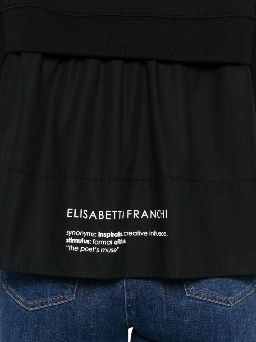 Tricou Elisabetta Franchi negru - Img 5