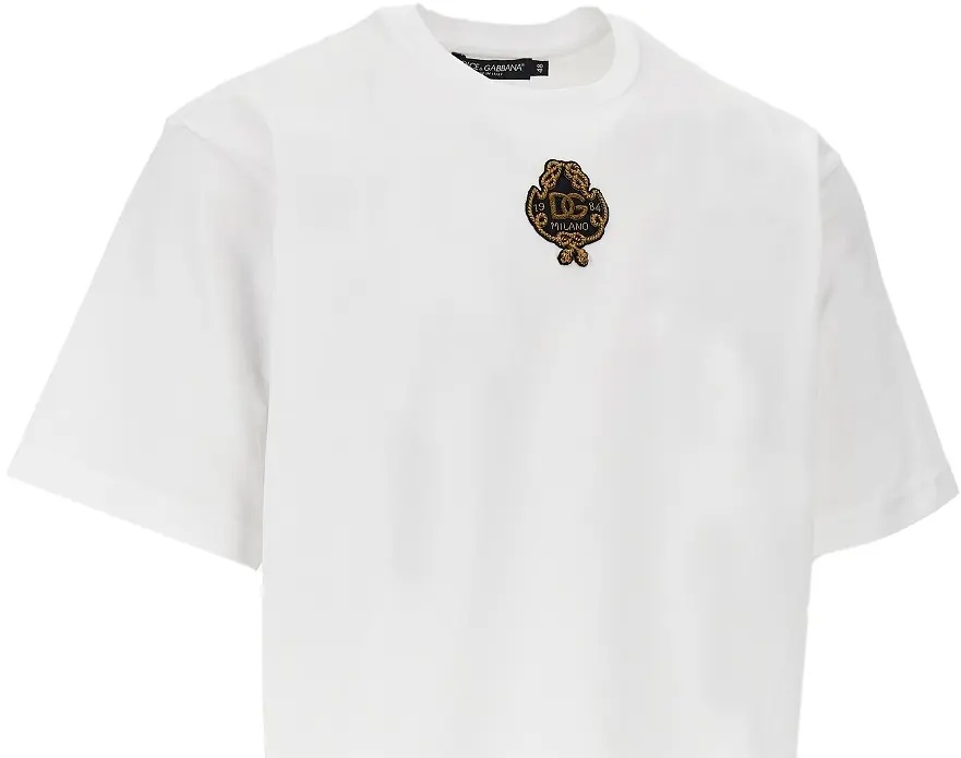 Tricou Embroidered patch Boxy T-shirt - Img 2