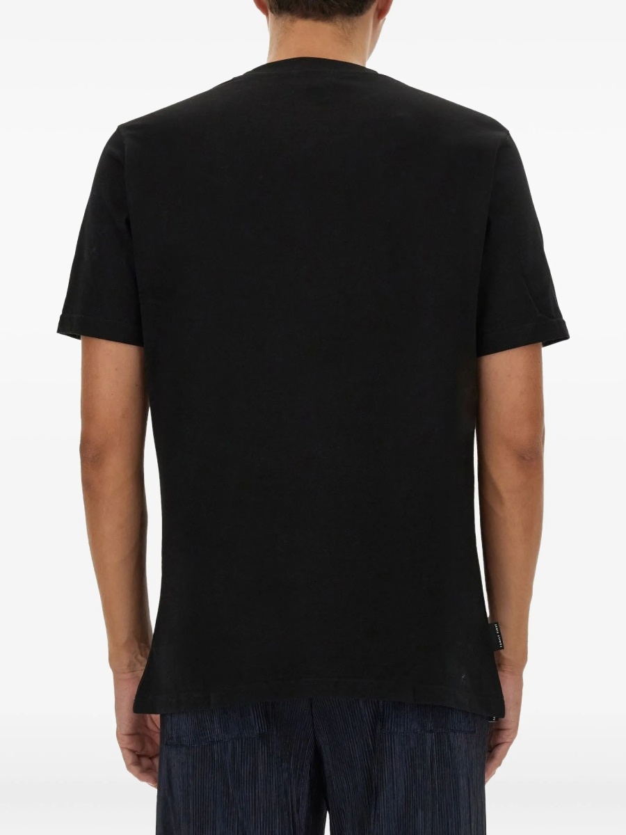 Tricou Family First negru din bumbac - Img 3