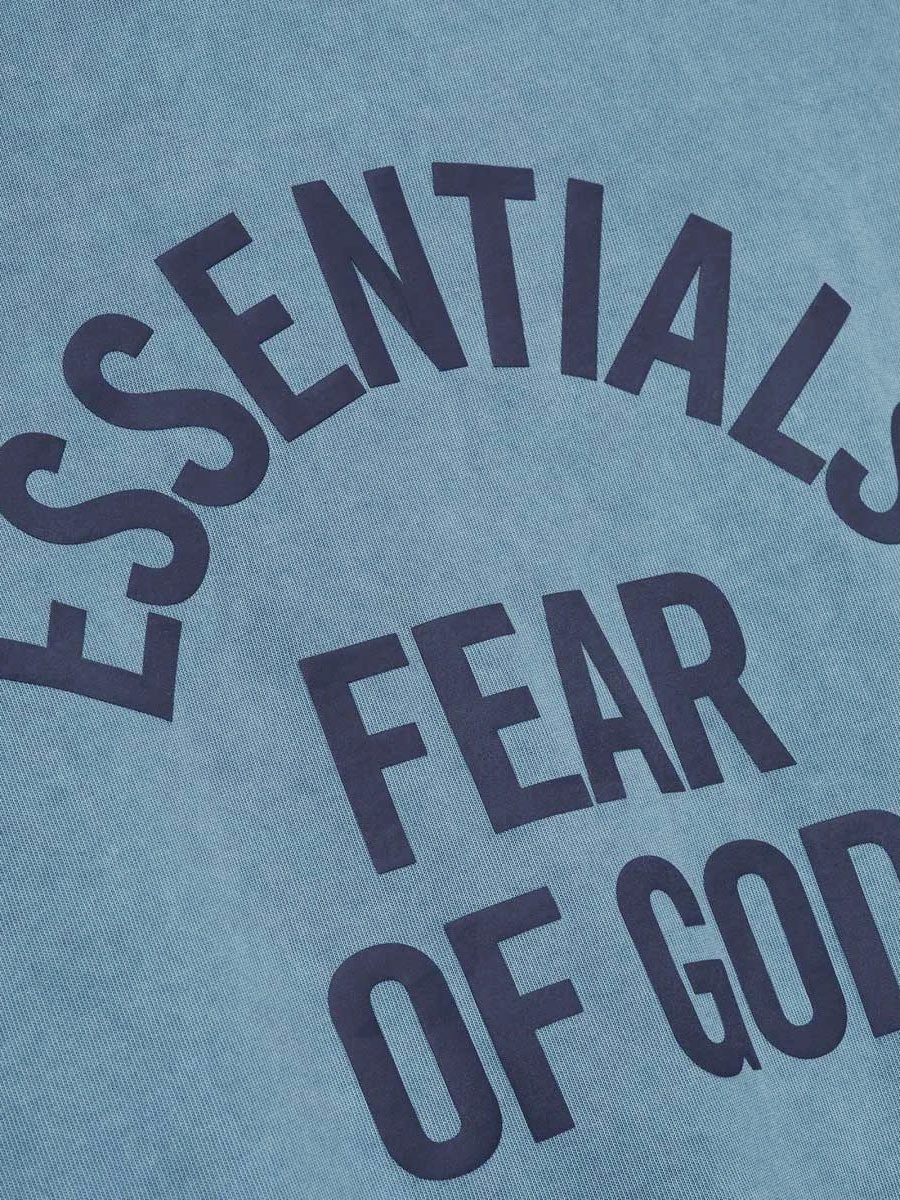 Tricou Fear Of God Essentials albastru - Img 3