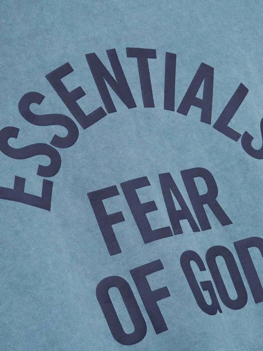 Tricou Fear Of God Essentials albastru - Img 3