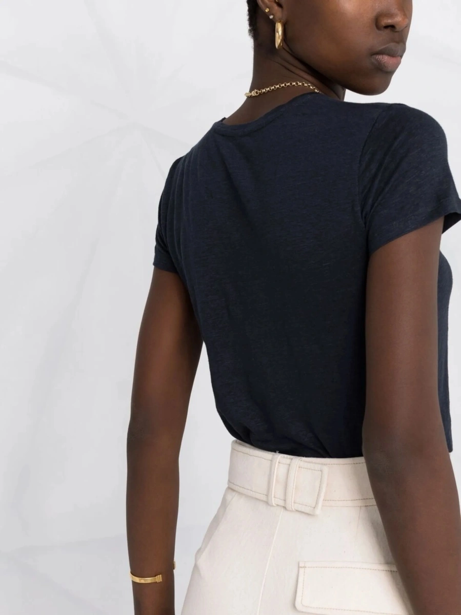 Tricou Filatures Du Lion albastru - Img 3