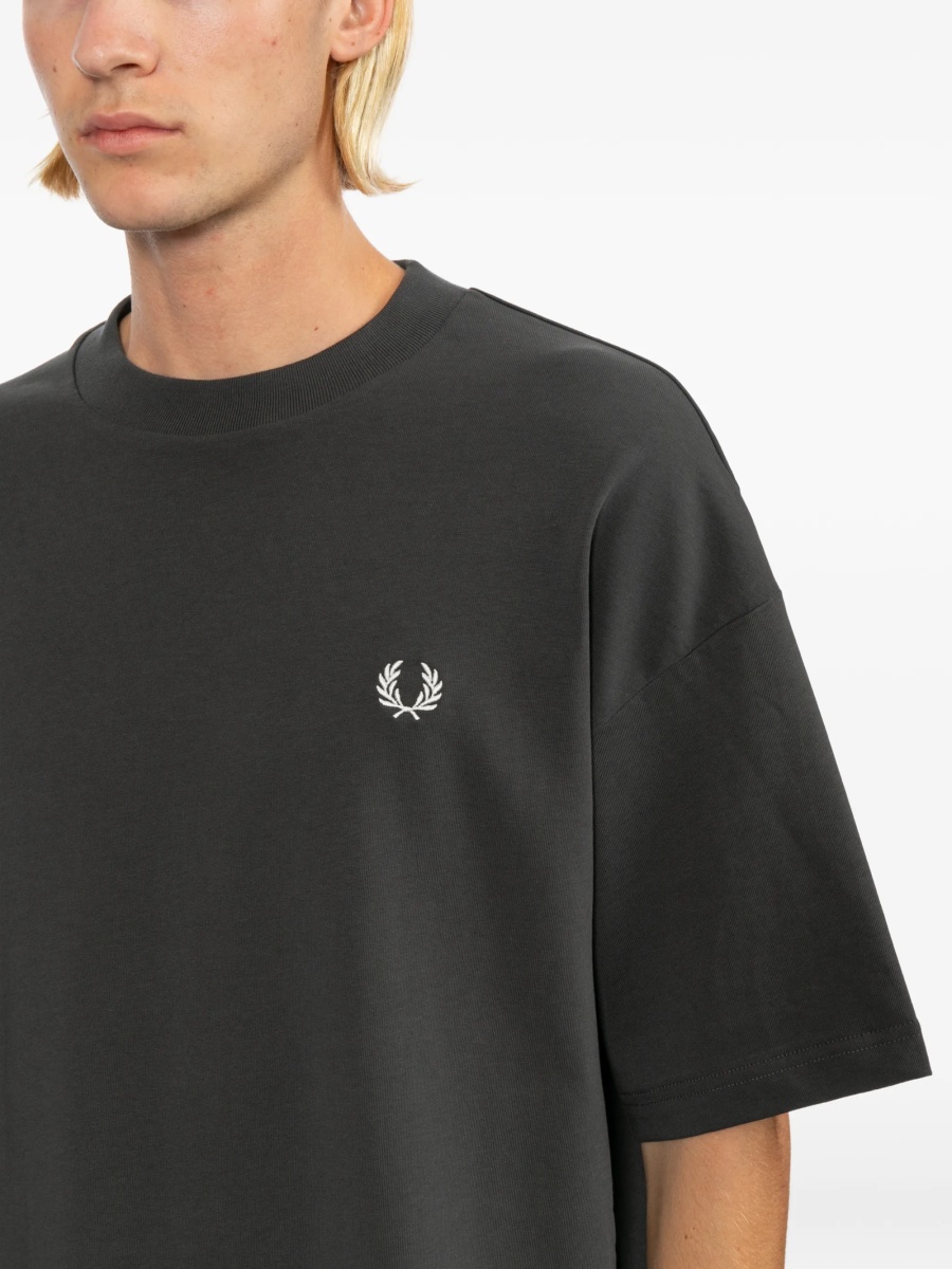 Tricou Fred Perry gri - Img 5