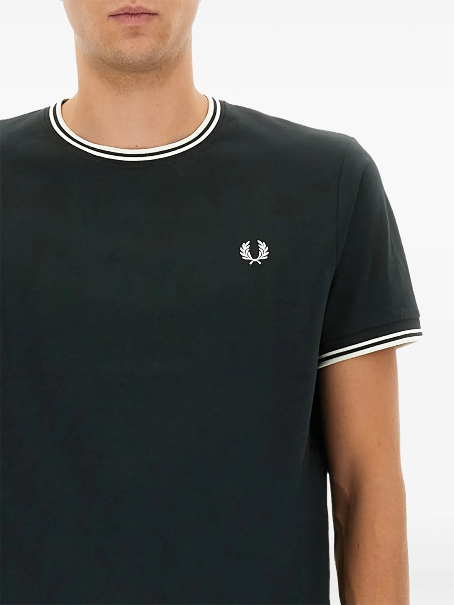 Tricou Fred Perry verde - Img 2