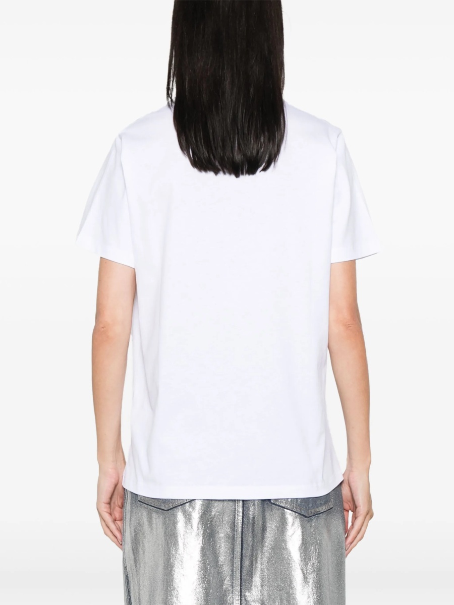Tricou Ganni alb - Img 4