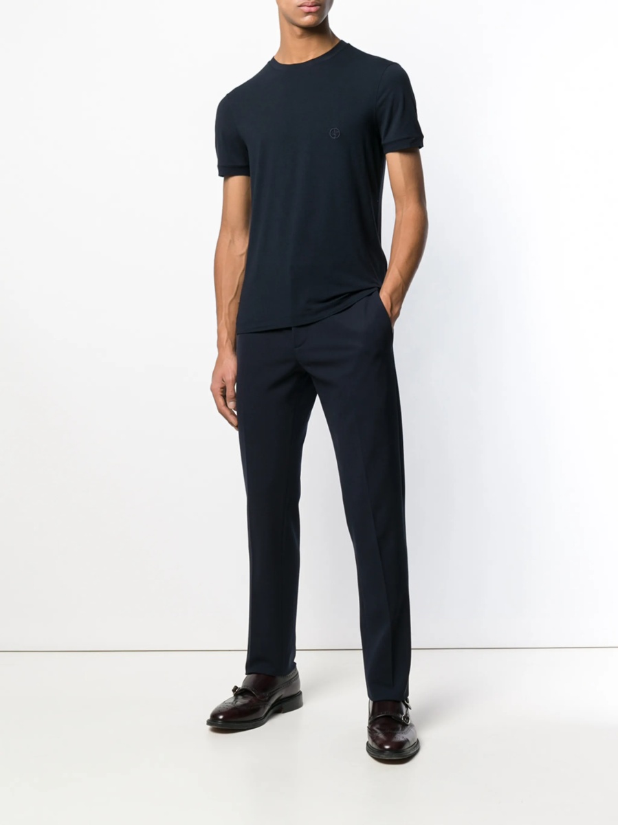 Tricou Giorgio Armani albastru - Img 2