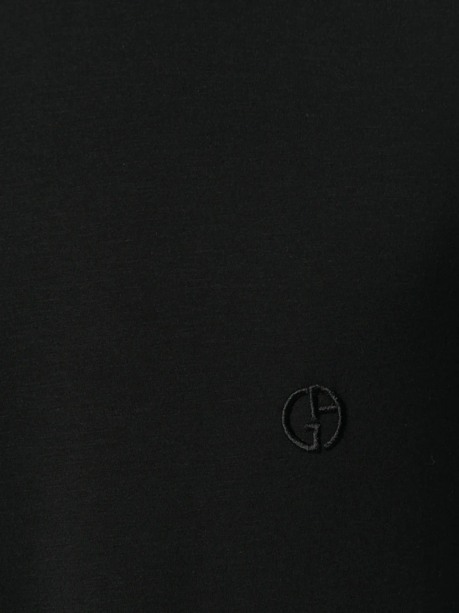 Tricou Giorgio Armani negru din vascoza - Img 7