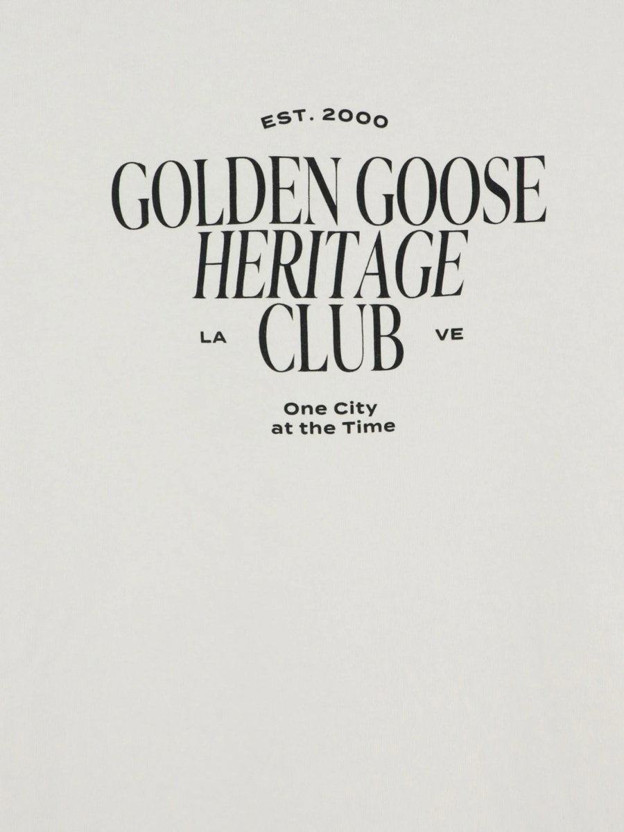 Tricou Golden Goose alb - Img 3