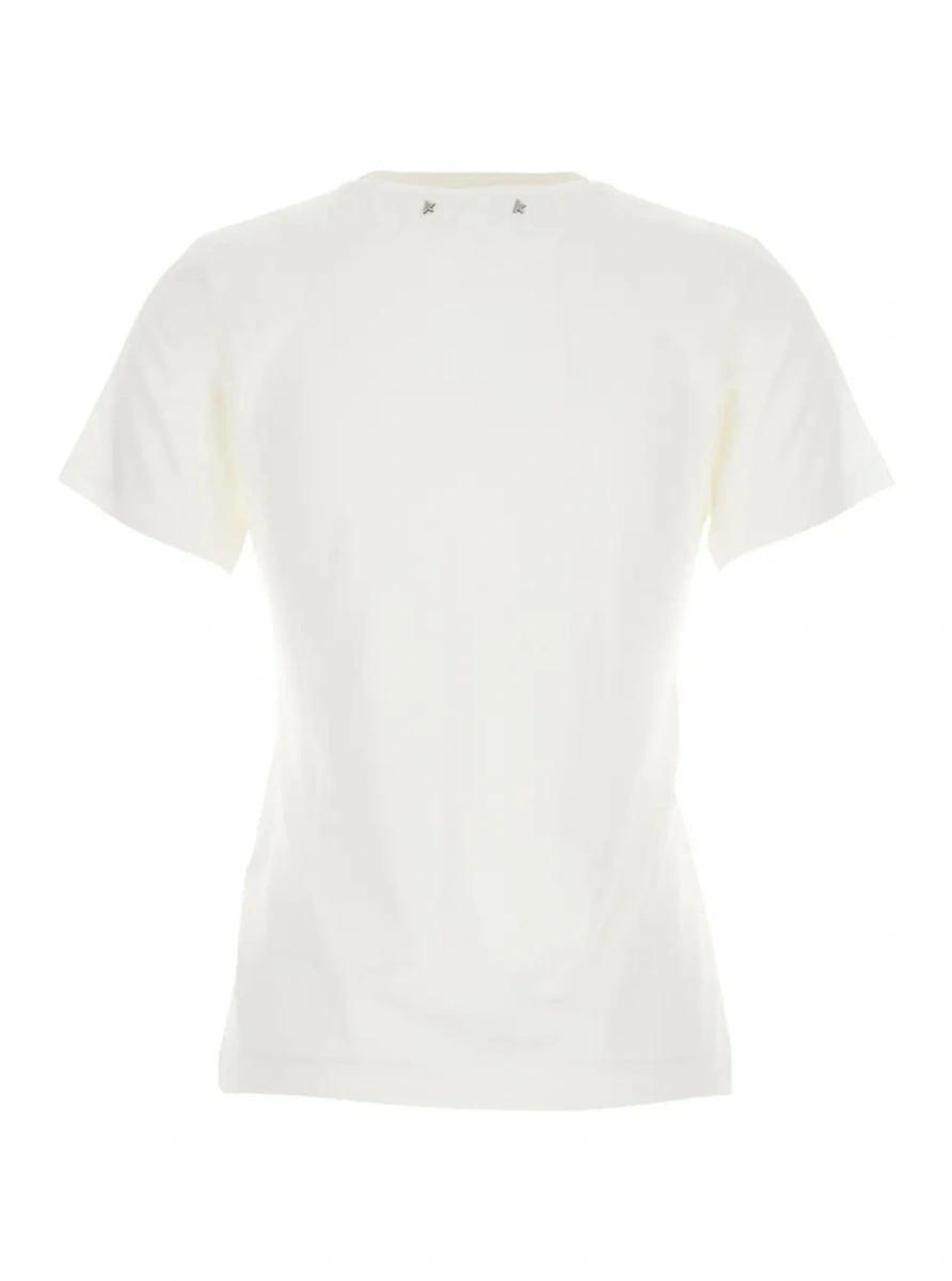 Tricou Golden Goose alb - Img 2