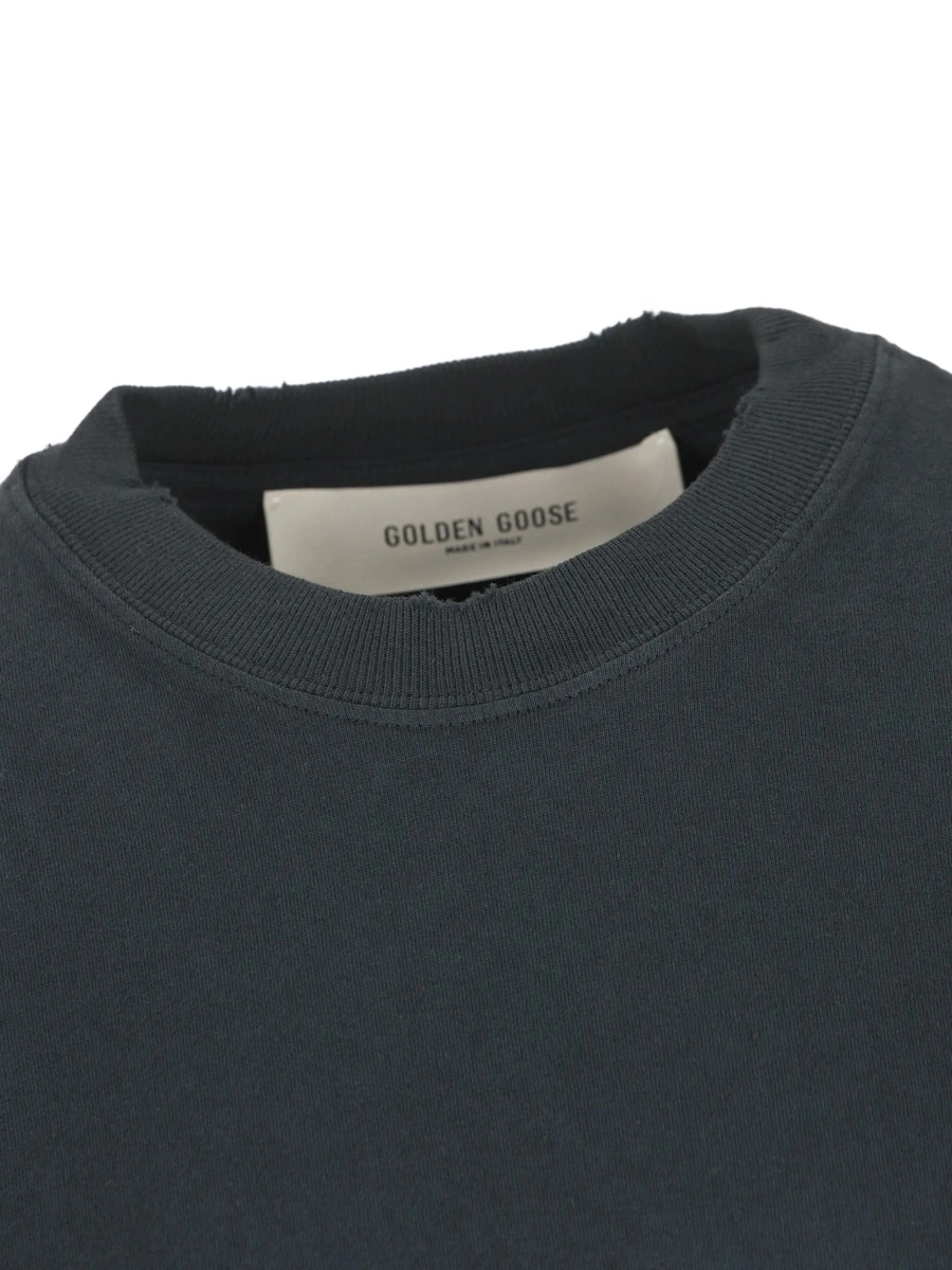Tricou Golden Goose gri - Img 3
