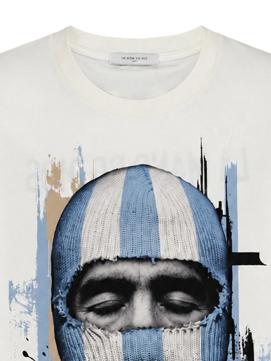 Tricou Ih Nom Uh Nit alb - Img 2