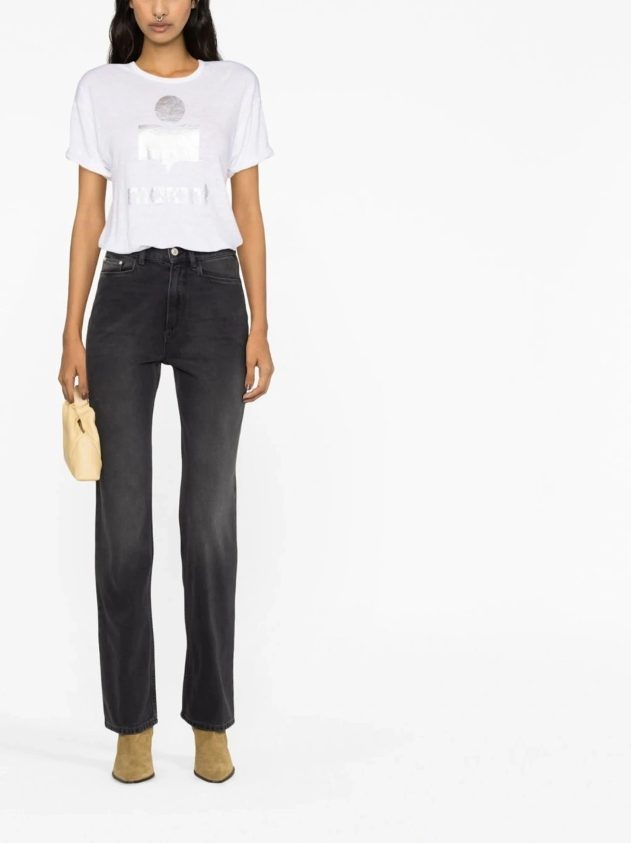Tricou ISABEL MARANT ETOILE alb - Img 2
